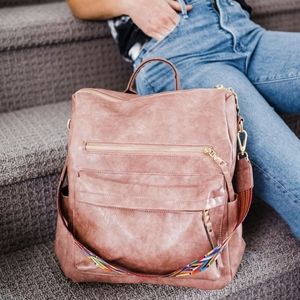 Modern+Chic Brielle Leather Backpack